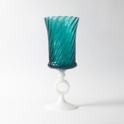 Mid-Century Italian Ring Stem Vase from Empoli, 1960s-IXK-1348953