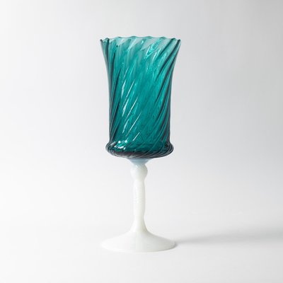 Mid-Century Italian Ring Stem Vase from Empoli, 1960s-IXK-1348953