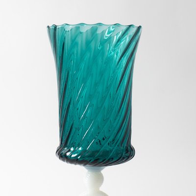 Mid-Century Italian Ring Stem Vase from Empoli, 1960s-IXK-1348953