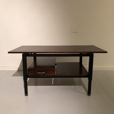 Mid-Century Italian Rosewood Coffee Table, 1960s-ZD-768710