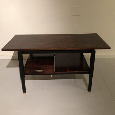 Mid-Century Italian Rosewood Coffee Table, 1960s-ZD-768710