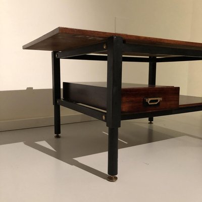 Mid-Century Italian Rosewood Coffee Table, 1960s-ZD-768710