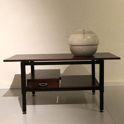 Mid-Century Italian Rosewood Coffee Table, 1960s-ZD-768710