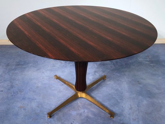 Mid-Century Italian Rosewood Dining Table Attributed to Paolo Buffa, 1950s-MTX-731230