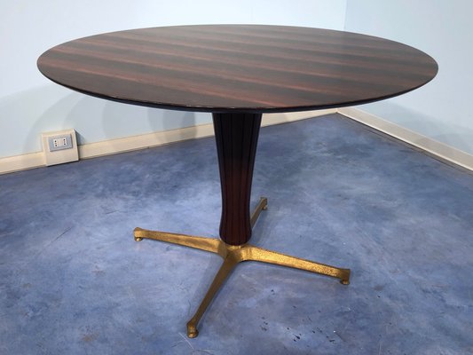 Mid-Century Italian Rosewood Dining Table Attributed to Paolo Buffa, 1950s-MTX-731230