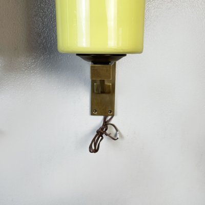 Mid-Century Italian Sconces in Glass and Brass from Mollino, 1950s, Set of 4-GDD-1256359