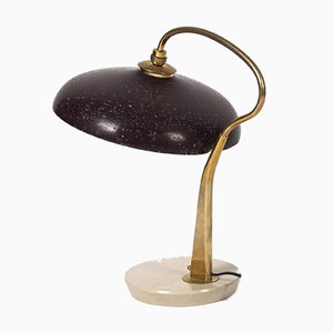 Mid-Century Italian Sculptural Table Lamp with Marble Base by Giuseppe Ostuni for Oluce, 1950s-WUY-845162