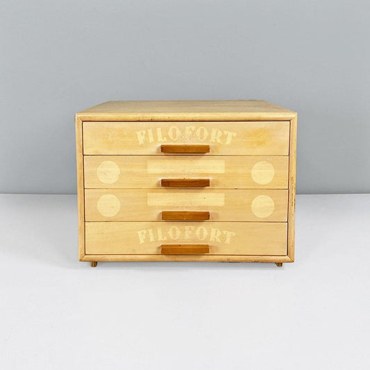 Mid-Century Italian Sewing Chest of Drawers from Filofort di Tre Cerchi ISC, 1940s