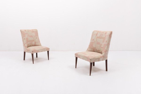 Mid-Century Italian Side or Boudoir Chairs, 1960s, Set of 2-KMC-1768037