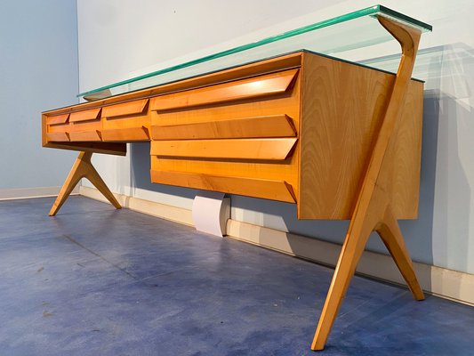 Mid-Century Italian Sideboard or Vanity Dresser by Vittorio Dassi, 1950s-MTX-1260965