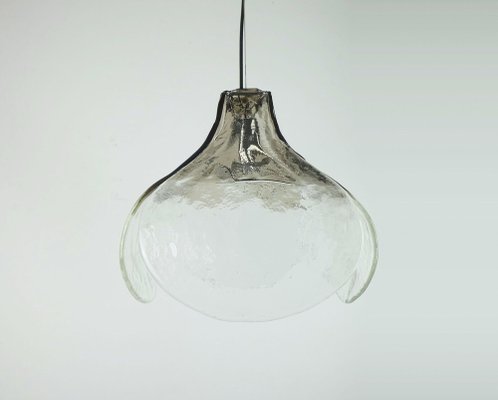 Mid-Century Italian Smoked Glass Pendant Light by Carlo Nason for Mazzega, 1970s-FH-1797438