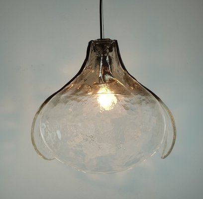 Mid-Century Italian Smoked Glass Pendant Light by Carlo Nason for Mazzega, 1970s-FH-1797438