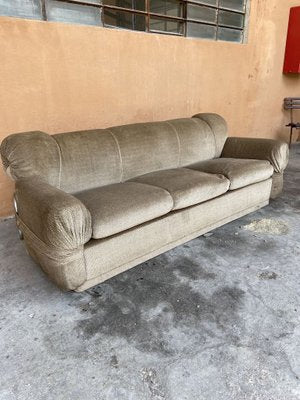 Mid-Century Italian Sofa with Chrome Details, 1970s-DHH-683362