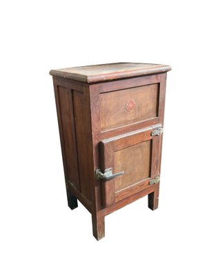 Mid-Century Italian Solid Wood Siberia Icebox-GGK-847096