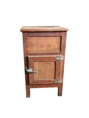 Mid-Century Italian Solid Wood Siberia Icebox-GGK-847096