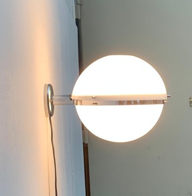 Mid-Century Italian Space Age Ball Wall Sconce from Guzzini-UAH-900242