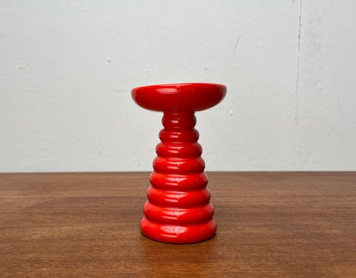 Mid-Century Italian Space Age Ceramic Candleholder, 1960s-UAH-1799517