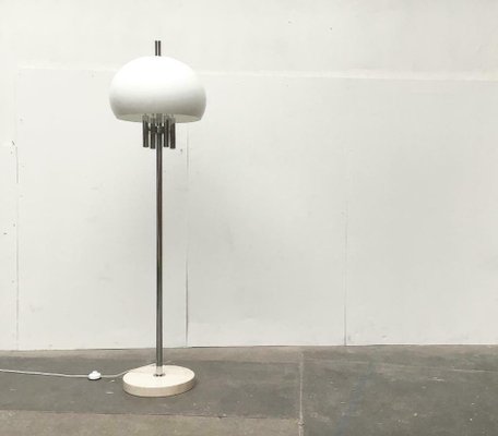 Mid-Century Italian Space Age Floor Lamp with Stone Base, 1960s-UAH-1725652