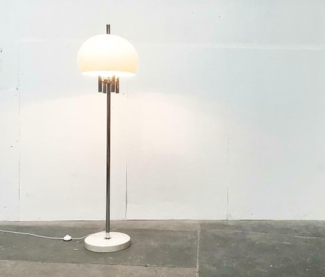 Mid-Century Italian Space Age Floor Lamp with Stone Base, 1960s-UAH-1725652