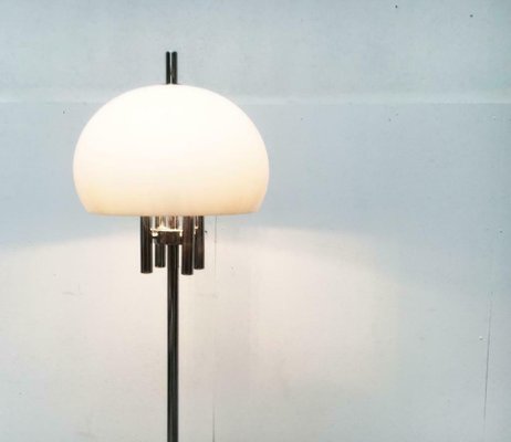 Mid-Century Italian Space Age Floor Lamp with Stone Base, 1960s-UAH-1725652