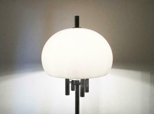 Mid-Century Italian Space Age Floor Lamp with Stone Base, 1960s-UAH-1725652