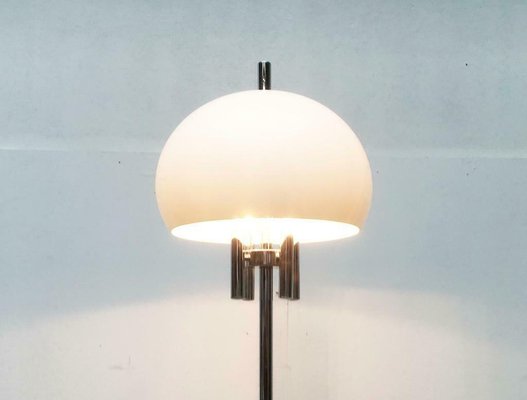 Mid-Century Italian Space Age Floor Lamp with Stone Base, 1960s-UAH-1725652