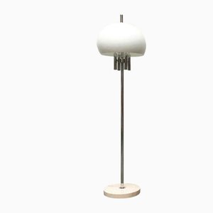 Mid-Century Italian Space Age Floor Lamp with Stone Base, 1960s-UAH-1725652