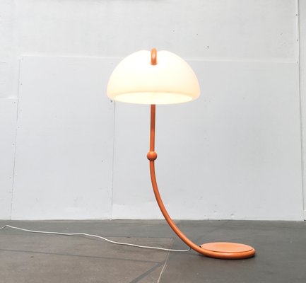 Mid-Century Italian Space Age Serpente Floor Lamp by Elio Martinelli for Martinelli Luce, 1970s-UAH-882941