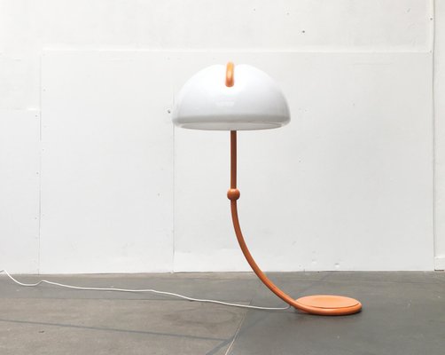 Mid-Century Italian Space Age Serpente Floor Lamp by Elio Martinelli for Martinelli Luce, 1970s-UAH-882941