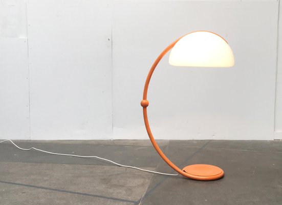 Mid-Century Italian Space Age Serpente Floor Lamp by Elio Martinelli for Martinelli Luce, 1970s-UAH-882941