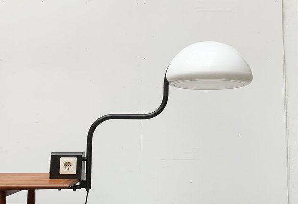 Mid-Century Italian Space Age Serpente Table Clamp Lamp by Elio Martinelli for Martinelli Luce-UAH-1081465