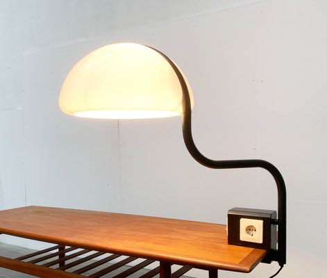 Mid-Century Italian Space Age Serpente Table Clamp Lamp by Elio Martinelli for Martinelli Luce-UAH-1081465