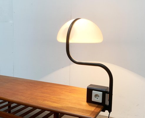 Mid-Century Italian Space Age Serpente Table Clamp Lamp by Elio Martinelli for Martinelli Luce-UAH-1081465