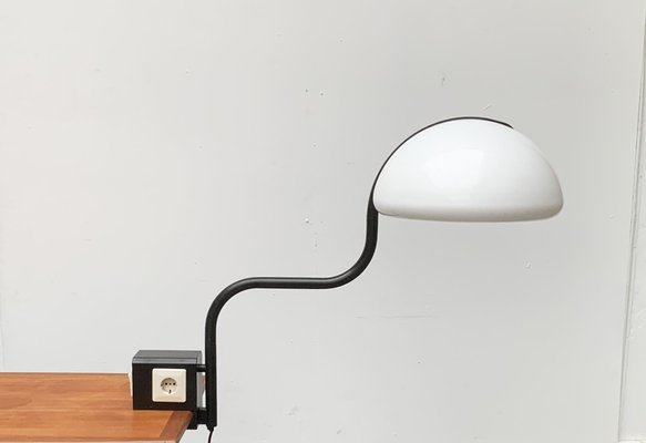 Mid-Century Italian Space Age Serpente Table Clamp Lamp by Elio Martinelli for Martinelli Luce-UAH-1081465