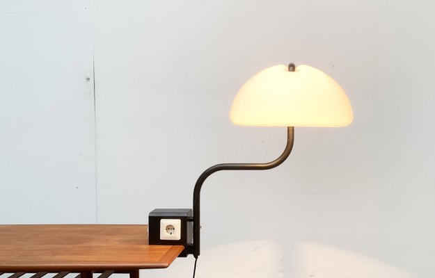 Mid-Century Italian Space Age Serpente Table Clamp Lamp by Elio Martinelli for Martinelli Luce-UAH-1081465