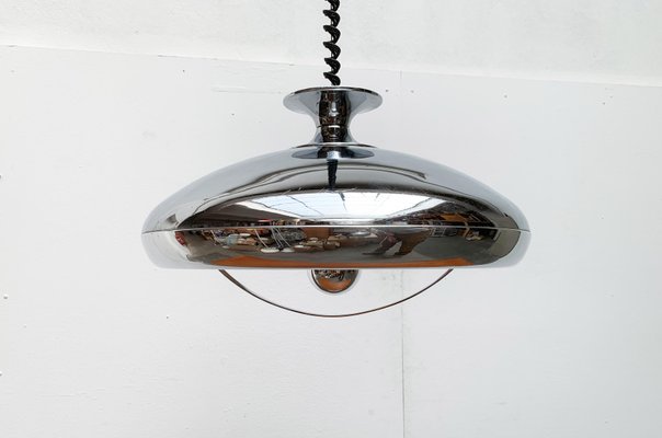 Mid-Century Italian Space Age Ufo Pendant Lamp-UAH-1050792