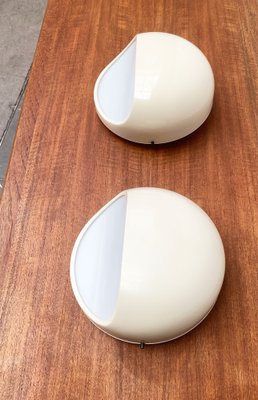 Mid-Century Italian Space Age Wall Lamps by Gerd Lange for Kartell, 1960s, Set of 2-UAH-1264416