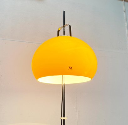 Mid-Century Italian Space Age Yellow Lucerna Floor Lamp from Guzzini, 1960s-UAH-1754536