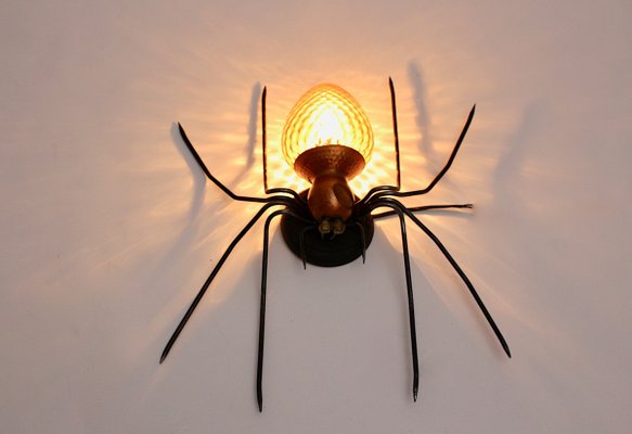 Mid-Century Italian Spider Wall Light-NB-604738