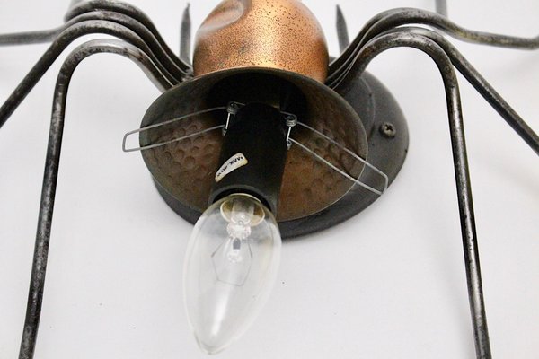 Mid-Century Italian Spider Wall Light-NB-604738