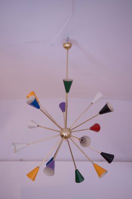 Mid-Century Italian Sputnik Chandelier, 1958-AX-847997