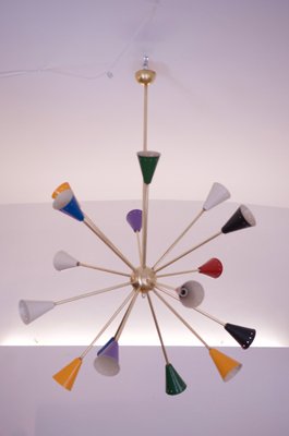 Mid-Century Italian Sputnik Chandelier, 1958-AX-847997