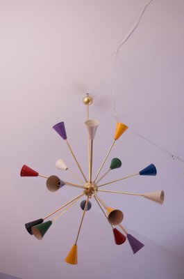 Mid-Century Italian Sputnik Chandelier, 1958-AX-847997