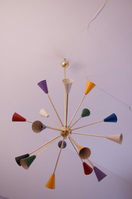 Mid-Century Italian Sputnik Chandelier, 1958-AX-847997