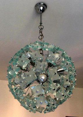 Mid-Century Italian Sputnik Chandelier from Fontana Arte, 1968-PUG-853316