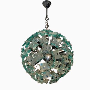 Mid-Century Italian Sputnik Chandelier from Fontana Arte, 1968-PUG-853316