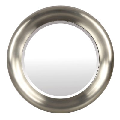 Mid-Century Italian Steel Round Wall Mirror from Reggiani, 1960s-JDR-1125475