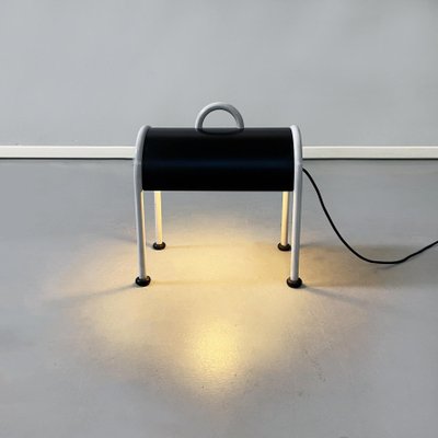 Mid-Century Italian Steel Valigia Floor or Table Lamp by Ettore Sottsass for Stilnovo, 1970-GDD-1151943