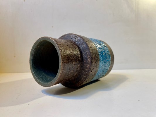 Mid-Century Italian Stoneware Vase by Aldo Londi for Bitossi, 1960s-LCR-1167880