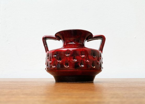 Mid-Century Italian Strawberry Pottery Vase by Fratelli Fanciullacci for Bitossi, 1960s-UAH-1355312